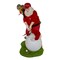 Kurt Adler 11-Inch Fabriché Golfer Santa With Oversized Golf Ball